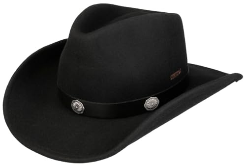Stetson Tamalo Sombrero Western Fieltro de Lana Hombre Otono Invierno