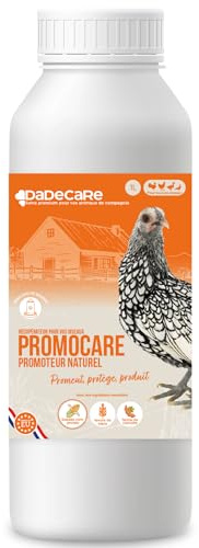 Promocare - Promoteur multivitaminé 1L pour volailles et plantes ornementales - Aviar multivitaminé avec acides aminés et antioxydants - Vitamines pour volailles en solution liquide