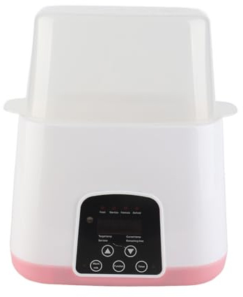 HEEPDD Chauffe-biberon, Chauffe-biberons en 1, Chauffe-lait Multifonctionnel pour bébé, Décongélation du Lait Maternel pour Aliments pour Bébés, Préparation au Lait Maternel, Double Chauffe-lait 2