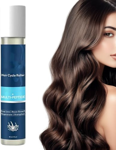 Lpoppcx Lotion Capillaire Anti-Chute | 30ml Rouleau Applicateur Léger - Traitement Réparateur pour Cheveux - Idéal Femme Jeune Sœur Amie Ado Fille Garçon et