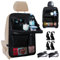 Yuragim Autositz Organizer, Auto Organizer Rücksitz mit Faltbarer Tisch, Wasserdicht Multifunktionale Rückenlehnenschutz Auto Kinder Rücksitz Organizer mit Durchsichtigem iPad/Tablet-Tasche & 2 Haken