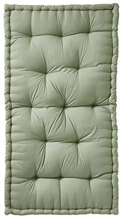 VERTBAUDET Bodenmatratze, Futon-Stil, Salbeigrün, 60 x 120 cm