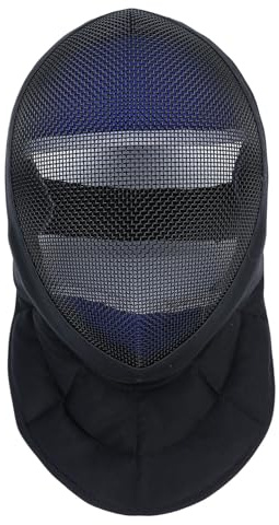 Masyrt Casco de Esgrima Profesional de Alta Resistencia con Forro Cómodo, Cubierta Protectora de Entrenamiento Deportivo y Protector Facial - Equipo de Protección de Esgrima (M)