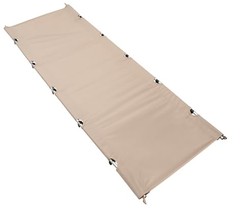 HarBin-Star Lit de camp, lit de camping pliable, avec sac de transport, lit pliant pour adulte, jusqu'à 150 kg, pour l'extérieur, le camping, les voyages, le jardin, kaki