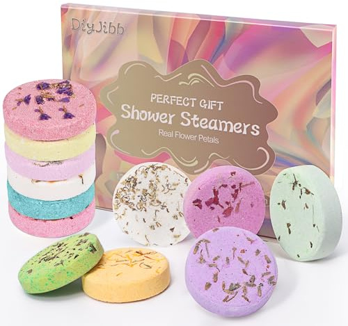 Shower Steamers Aromatherapy Relaxation Bombs: 12 Pack Shower Bombs for Women Men Relaxing Gifts Self Care Spa with Multiple Fragrances Ideal Birthday and Mother's Day (12 scents)