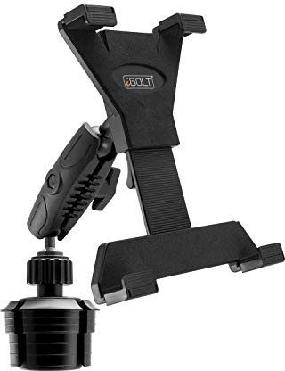 iBolt TabDock Console - Heavy Duty Expandable and Adjustable Cup Holder mount for all 7 - 10 tablets (iPad, Nexus, Samsung Tab). Great for work, personal, and business vehicles