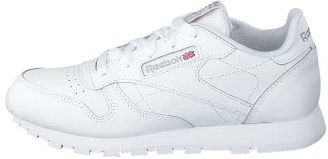 Reebok Classic Leather Jungen Sneaker , Weiã White 1 000, 30.5 EU