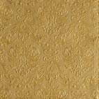 Ambiente - Cocktail Servietten - Elegance - geprägt - 25x25cm - 15 Stück - verschiedenen Farben (Gold - 4937)