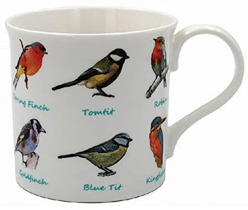 lesser and pavey LP92875 Ceramic Mug | Birds | 1 Piece-12x8x9 cm Accessory, Multicoloured
