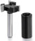 ZEAYEA CNC Spoilboard Surfacing Router Bit, 1/4 inch Shank 1/2 inch Cutting Diameter, Slab Flattening Router Bit, Wood Planing Bit for Spoilboard Surfacing, Trimming and Slotting