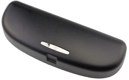 Organizer Brillenbox Halter Auto Brillenhalter Fall Brillen Aufbewahrungsbox Auto Sonnenblende Für BMW X1 X2 X3 X5 2013-2021 (schwarz)