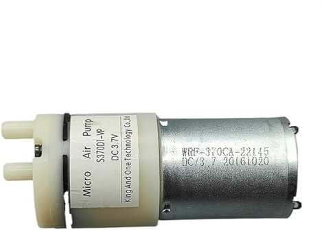 DC 3,7 V 5V Mini 370 Motor diafragma de vacío Bomba de Aire y oxígeno Bomba de succión de presión Negativa Bomba de Leche DIY Acuario Agua pecera