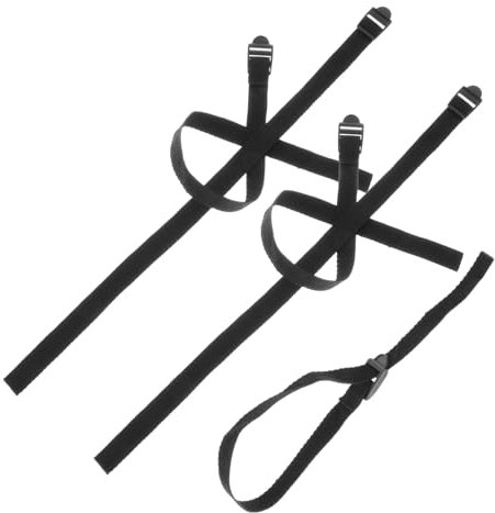 BELLIFFY Lot de 2 Sangles de Rechange pour Bâtons de Ski Attaches de Poignet Robustes Et Protectrices 5 Pièces