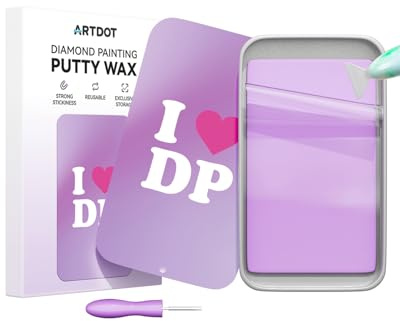 ARTDOT Diamond Painting Accesorios, 30 Ranuras Diamond Painting Kit Completo, Contenedores de Almacenamiento Con Para Pintura Diamante 5D, Joyas, Semillas, Anillo(Patrón de Mariposa)