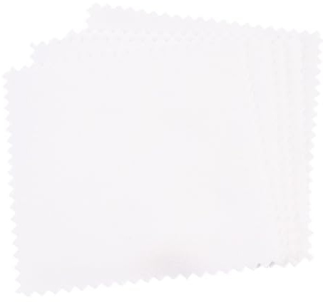 Chiffons de Nettoyage pour Bijoux Chiffon de polissage argenté Double face, 50 pièces, chiffons d'essuyage de couleur réutilisables for colliers, bagues, outils de bijouterie, fournitures de nettoyage