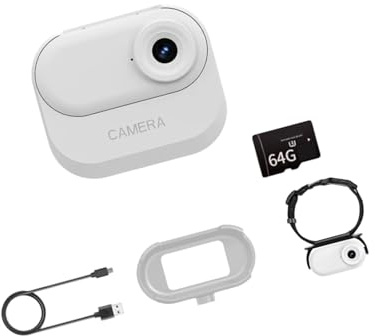 1080P Full 720P Animal Neckband Camera con attraente dispositivo indossabile di ricarica per ciclismo e creazione video 128 GB di archiviazione Encompassed Low Light Pet Camera