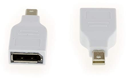 KALEA-INFORMATIQUE. Displayport DP-kontakt till mini DisplayPort-hona adapter omvandlare DP till MiniDP