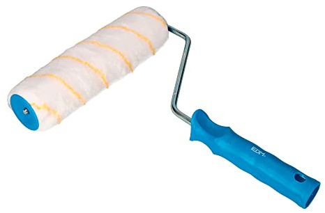 EDM Rouleau de polyamide 22 cm poils courts spéciaux pour peinture plastique sur murs et toits marque