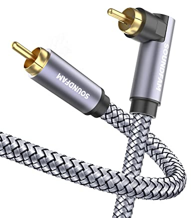 SOUNDFAM 90-graders subwoofer-kabel 2 m