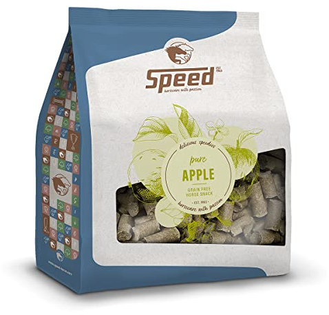 Speed Delicious speedies Pure Apple, Pferdeleckerli mit Apfelgeschmack, getreidefrei, Beste Zutaten, einfach praktisch (5 kg)