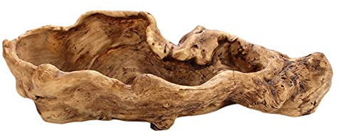 Fenteer Irregulärer Blumentopf aus Harz, Künstliche Treibholz Pflanzer Skulptur ​Sukkulenten Pflanzer Übertopf Rustikaler Kaktus Container Blumentopf Treibholz Stamm Stump Log Dekorativer