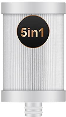 WINGSOL Replacement Filter Cartridge for Faucet Filter Compatibel with: WS-FM001-PAC/5in1/PC/CRM/(LED), WS-FM002-PAC/(LED), 5in1