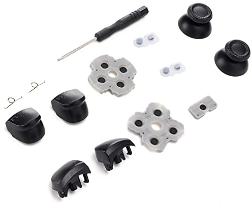 Spetsknappar för Controller, Borracha Controle Tillbehör, Controllerbytessats för Handtag Konduktivt Gummipad Rocker 3D Plast L12 Ersättningsknappsats