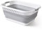 HOME IN SMART Bacinella pieghevole bucato robusta di alta qualità I Cesto portabiancheria salvaspazio (53x39x22cm L58) I Catino pieghevole I Bacinella bucato multiuso I Ceste portaoggetti/organizer