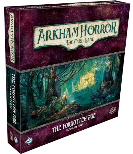 Fantasy Flight Games, Arkham Horror The Card Game: Deluxe Expansion - 3. The Forgotten Age, Card Game, Ages 14+, 1 to 4 Players, 60 to 120 Minutes Playing Time