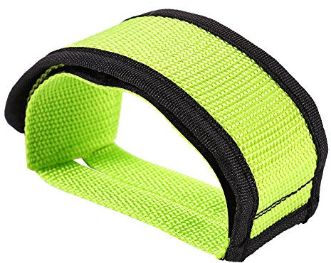 Dilwe Fahrrad Pedal Straps Doppelklebendebänder Anti-Rutsch Pedal Toe Clip Strap Gürtel Radfahren Zubehör 1 Stück