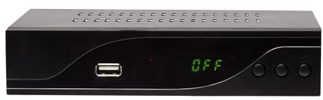 Denver DVBC-120 TV Kabelgebundener TV-Empfänger. MPEG-4 HD (DVB-C) Decoder für das Digitale Signal Ihres Kabelfernsehanbieter PVR-Funktion zum Aufzeichnen