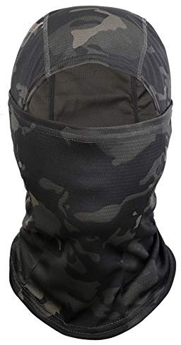 ZARRS Balaclava,Sturmhaube Winter Sturmmaske Männer Frauen Unisex Motorradmaske für Moto Snowboard Radfahren Ski Wintersport 45 * 28 Tarnung