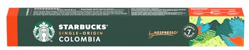Starbucks 144262 Cápsulas de Café Expreso Colombia, Intensidad 7, 10 Cápsulas