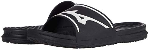 Mizuno Baseballskor för män, Svart/vit, 41 EU