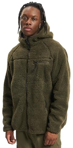 Brandit Teddyfleece Worker Jacket, Uomo, Olive, 6XL