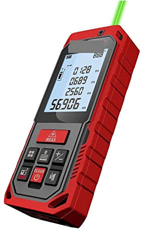 Equipo de topografía terrestre Mini telémetro Láser digital Medidor de distancia láser Cinta métrica Herramienta de diastímetro 100M/80M/60M-40M Telémetro láser GPS de mano (Color : S7-40M, Size