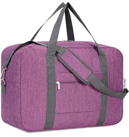 Narwey Sac de Voyage Bagage Cabine Grande Pliable Sac Valise Sac Weekend Sac de Sport pour Homme Femme