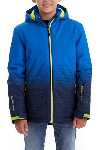 Killtec Jungen Lynge Bys Jckt Funktionsjacke Mit Kapuze Und Schneefang, Royal, 128 EU