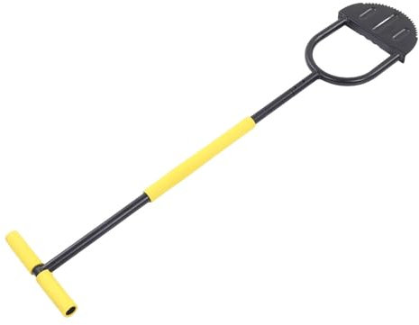 Cortadora de césped Manual Media Luna Pala de Recorte Acero al Carbono Alta dureza Herramienta para aceras jardín Color Negro y Amarillo