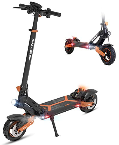 E Scooter 80 Km Reichweite E Roller 48V 20 AH Battery, 10 Zoll Luftreifen Elektroroller mit LCD Bildschirm Faltbarer Elektro Scooter für Jugendliche und Erwachsene