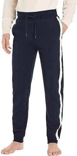 Tommy Hilfiger Hombre Pantalón de chándal algodón, Azul (Desert Sky), M