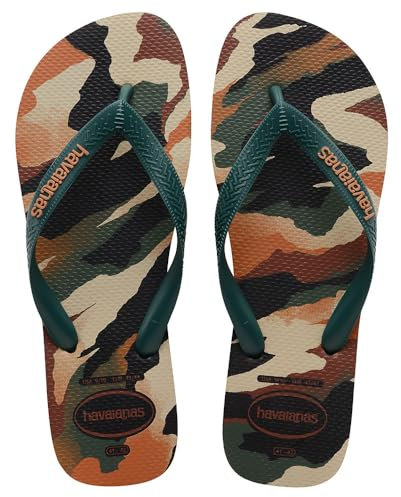 Havaianas Top Camu, Flipflop, Black/Pantanal Green,