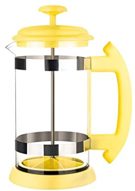 Tetera de vidrio de acero inoxidable, percolador de café francés, filtro prensa, émbolo, cafetera Manual, cafetera Espresso (A)