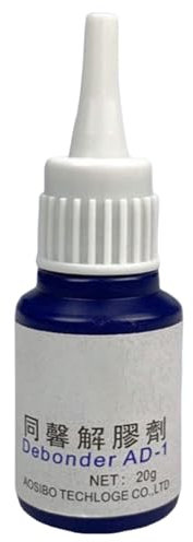 Détache Colle Dissolvant Colle Forte Élimine 20g Vernis & Graisses Idéal pour Réparations & Nettoyage Précis