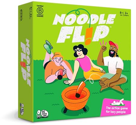 Noodle Flip | The No-Sweat Action Game | Outdoor Summer Game for 2+ Players | Perfect for BBQs, Festivals & Garden Parties | Kids & Adults | Age 8+ | Big Potato