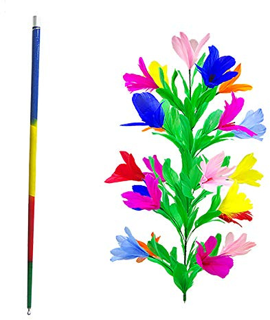 ZQION Apparire la Canna Che scompare da Canna a Fiore Trucchi magici per maghi Primo Piano da palco Puntelli magici Giocattoli Classici con Bacchetta Magica