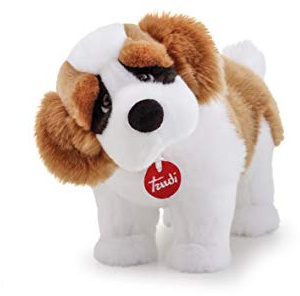 Trudi St. Bernard Bob Peluche Chien, Cadeau de Noël et d'anniversaire | 15x24x39cm Taglia M | Chiens en Peluche Classiques | modèle22326