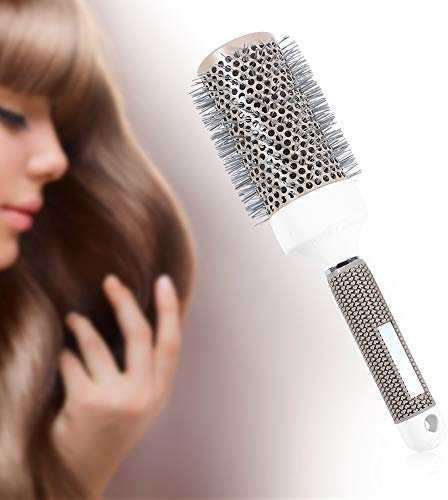 Pettine Rotondo per Capelli Ceramico, Spazzola Rotonda Resistente alle Alte Temperature 5 Misure, Strumento per Styling Professionale per Parrucchiere Salone Sano