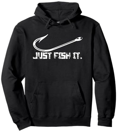 Just Fish It - para Pescadores y navegantes Sudadera con Capucha