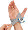 INSTINNCT CMC Thumb Brace for Men and Women, CMC Joint Support Stabilizer for Instability, Tendonitis, Thumb Joint Discomfort, Adjustable Thumb Support, Grey, Right Hand, Medium